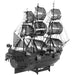 Black Pearl (Black Version) Ship 3D Figure Model Kit (Steel, Hard Difficulty) - Fascinations - Metal Earth Premium Series - (2022)