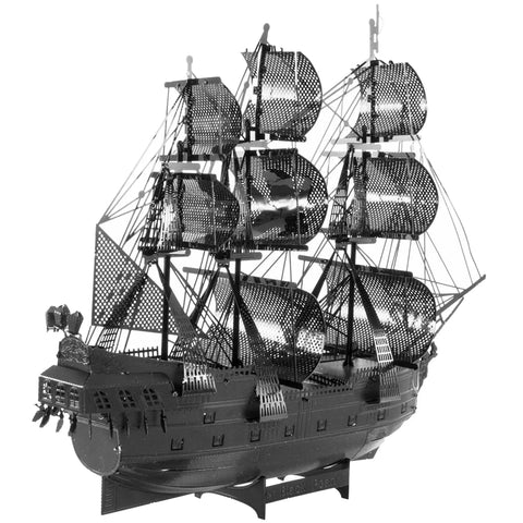 Black Pearl (Black Version) Ship 3D Figure Model Kit (Steel, Hard Difficulty) - Fascinations - Metal Earth Premium Series - (2022) - Image 5