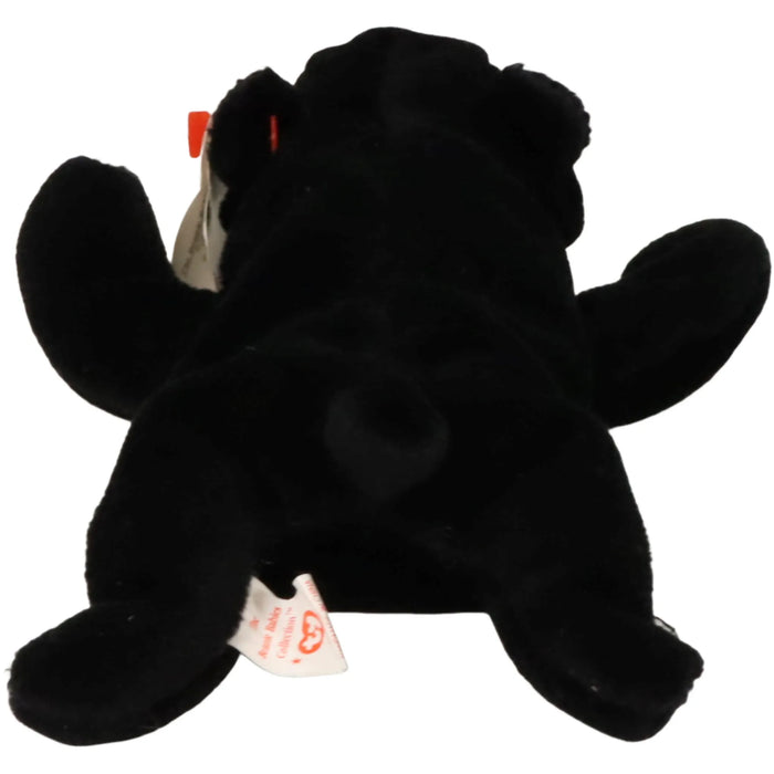 Blackie the Bear Plush (9") - Ty - Original Beanie Babies Series - (1994)