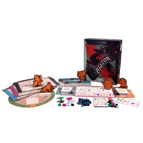 Blazon - Strategy Civilization Board Game for Family, and Adults (1-4 Players, Ages 14+) - 25th Century Games