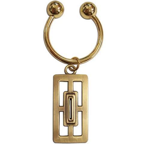 Bleach - Byakuya Kuchiki Zanpakuto Sword Guard Tsuba Keychain (Metal) - Great Eastern Entertainment