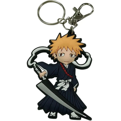 Bleach - Chibi Battle-Ready Ichigo Kurosaki Keychain (2.5", PVC) - Great Eastern Entertainment
