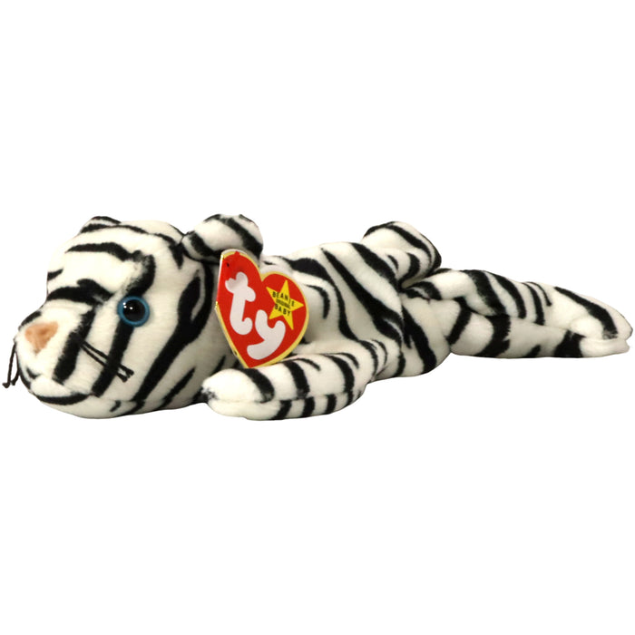 Blizzard the Tiger Plush (10") - Ty - Original Beanie Babies Series - (1997)