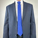 Blue Dice Pattern Premium Necktie (Handmade, 100% Silk) - Adventurer's Forge