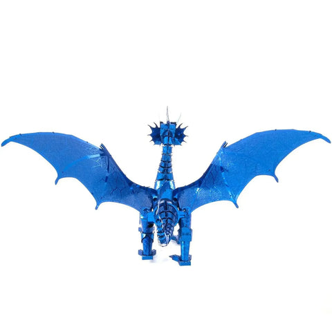Blue Dragon Figure Model Kit (Steel, Hard Difficulty) - Fascinations - Metal Earth Premium Series - (2023) - Image 5