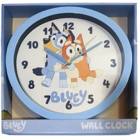 Bluey - Light Blue Bingo & Bluey Hugging Wall Clock (10") - Accutime- Image 2