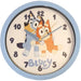 Bluey - Light Blue Bingo & Bluey Hugging Wall Clock (10") - Accutime