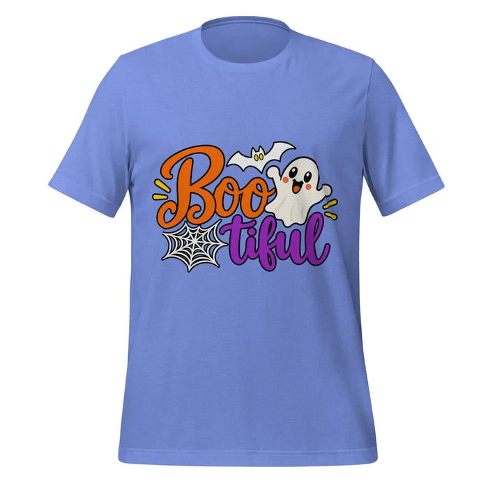 Boo-tiful T-Shirt - Cute Halloween Ghost and Spiderweb Graphic Tee