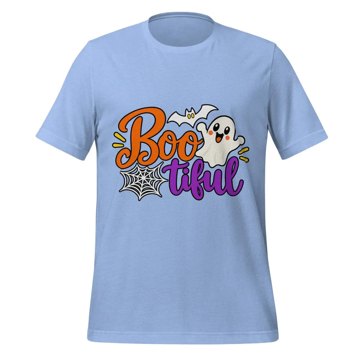 Boo-tiful T-Shirt - Cute Halloween Ghost and Spiderweb Graphic Tee