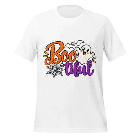 Boo-tiful T-Shirt - Cute Halloween Ghost and Spiderweb Graphic Tee - Image 37