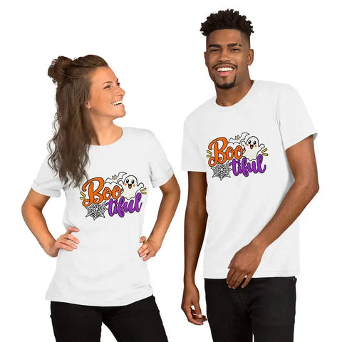 Boo-tiful T-Shirt - Cute Halloween Ghost and Spiderweb Graphic Tee - Image 40