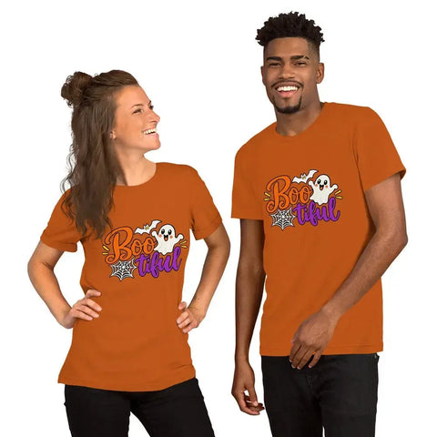 Boo-tiful T-Shirt - Cute Halloween Ghost and Spiderweb Graphic Tee - Image 4
