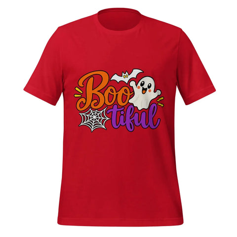 Boo-tiful T-Shirt - Cute Halloween Ghost and Spiderweb Graphic Tee - Image 5