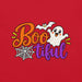 Boo-tiful T-Shirt - Cute Halloween Ghost and Spiderweb Graphic Tee