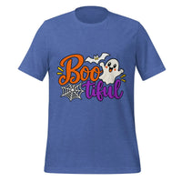 Boo-tiful T-Shirt - Cute Halloween Ghost and Spiderweb Graphic Tee- Image 9