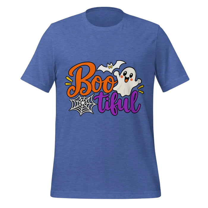 Boo-tiful T-Shirt - Cute Halloween Ghost and Spiderweb Graphic Tee