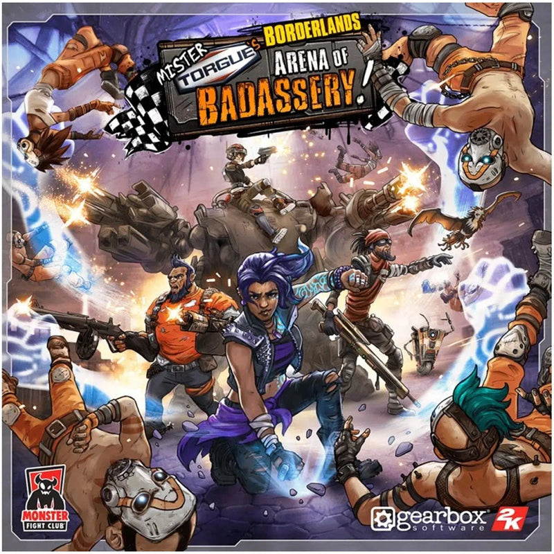 Borderlands: Mister Torgue's Arena of Badassery - Cooperative Action Board Game for Family, and Adults (1-4 Players, Ages 13+) - Monster Fight Club