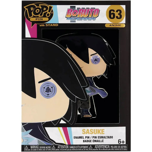 Boruto: Naruto Next Generations - Adult Sasuke Uchiha Pin Badge (Enamel) - Funko - Pop! Anime Pin Series (63)