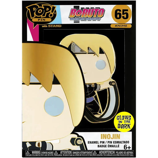 Boruto: Naruto Next Generations - Inojin Yamanaka Pin Badge (Glows in the Dark, Enamel) - Funko - POP! Anime Series (65)