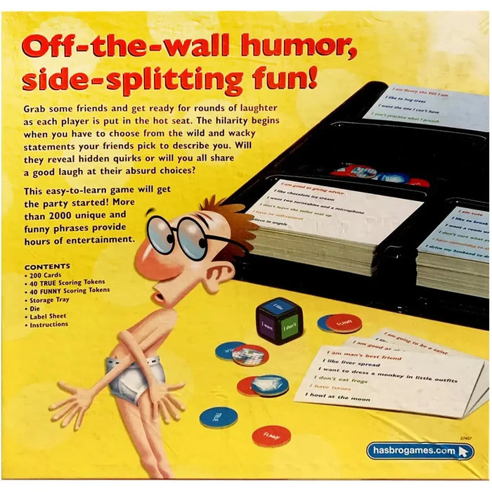 Boxers or Briefs? - Party Humor Card Game for Family and Adults (4-8 Players, Ages 18+) - Hasbro