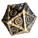 Brassworks Steampunk Dice Set (7 Dice, Polyhedral) - Game Master Dice