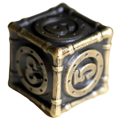Brassworks Steampunk Dice Set (7 Dice, Polyhedral) - Game Master Dice