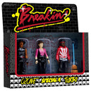 Breakin’ - Ozone, Special K, Turbo Action Figures Boombox Pack - Super7 - Reaction Figures Series