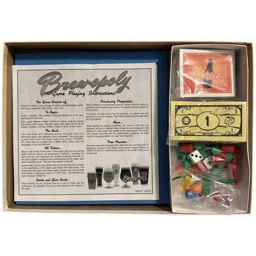 Brew-Opoly - Economic Beer Board Game for Adults (2-6 Players, Ages 21+) - Late for the Sky