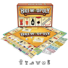 Brew-Opoly - Economic Beer Board Game for Adults (2-6 Players, Ages 21+) - Late for the Sky - (Version 2)