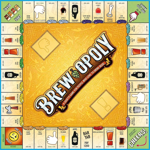 Brew-Opoly - Economic Beer Board Game for Adults (2-6 Players, Ages 21+) - Late for the Sky - (Version 2) - Image 5