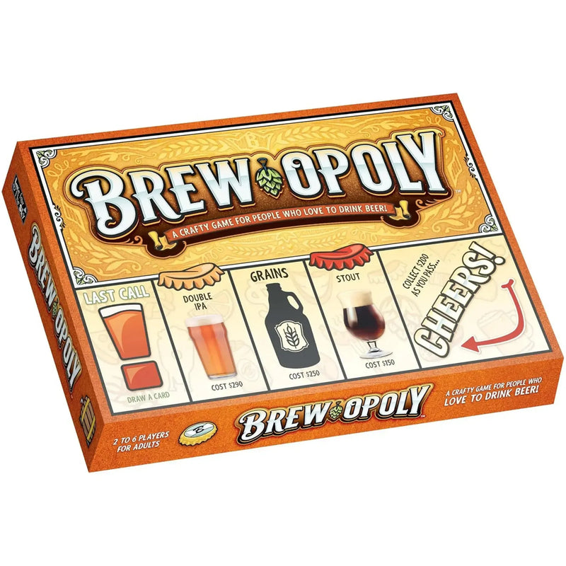 Brew-Opoly - Economic Beer Board Game for Adults (2-6 Players, Ages 21+) - Late for the Sky - (Version 2)