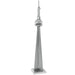 CN Tower Building 3D Figure Model Kit (Steel, Moderate Difficulty) - Fascinations - Metal Earth Series - (2022)