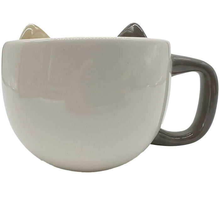 Calico Cat Sculpted Mug (Ceramic, 8 oz.) - Youtooz
