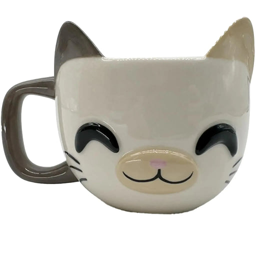 Calico Cat Sculpted Mug (Ceramic, 8 oz.) - Youtooz