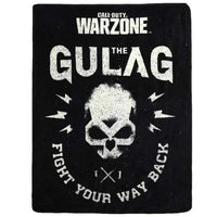 Call of Duty: Warzone - The Gulag "Fight Your Way Back" Plush Throw Blanket (...- Image 1