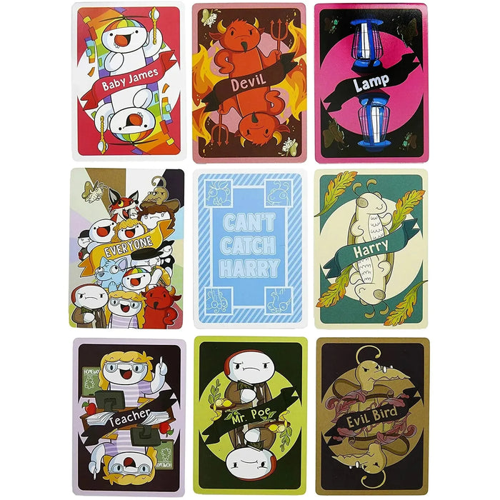 Can't Catch Harry - Funny Party Card Game for Family, Adults, and Children (2-6 Players, Ages 6+) - Breaking Games