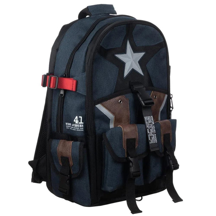 bioworld men's assassins creed laptop backpack Captain America - Utility Laptop Backpack (Standard Issue)