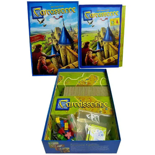 Carcassonne -Tile Placement Civilization Board Game for Family, and Adults (2-5 Players, Ages 8+) - Hans im Gluck