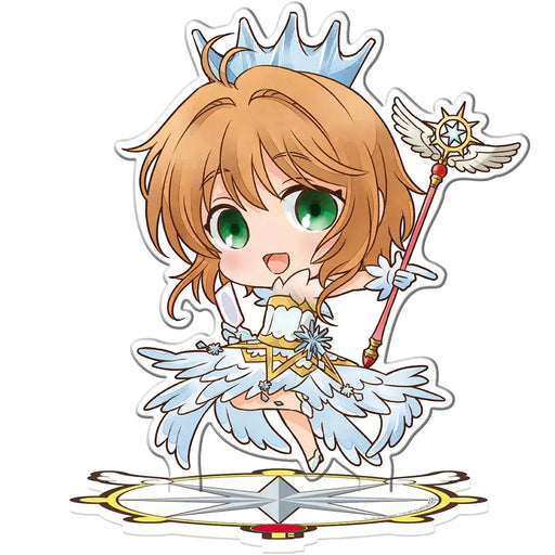 Cardcaptor Sakura: Clear Card - Chibi Crystal Feather Dress Sakura Standee Figure (3.75" Acrylic) - ABYstyle - Acryl Series