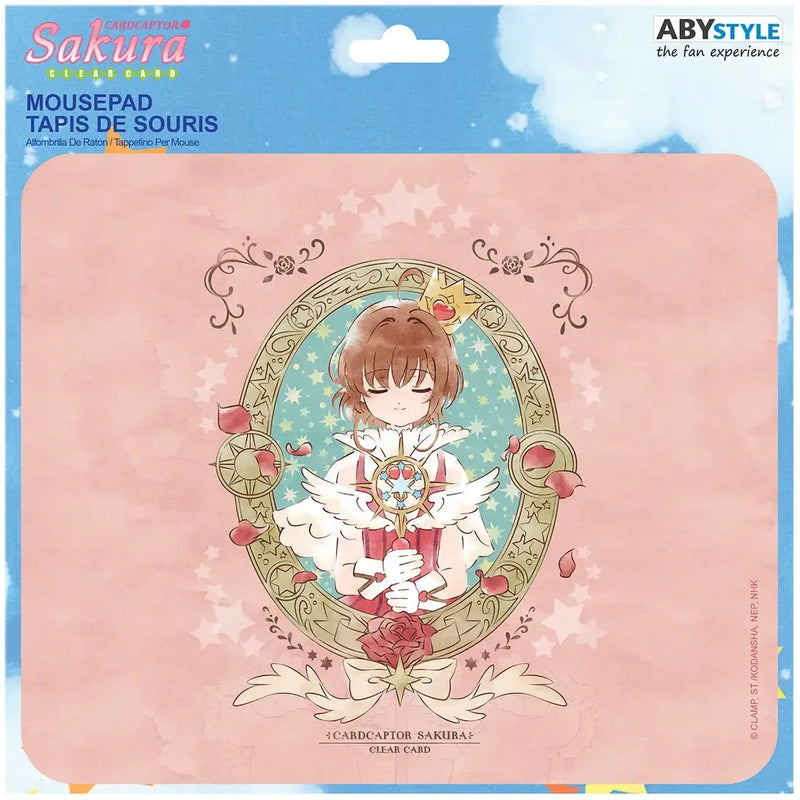 Cardcaptor Sakura: Clear Card - Red Hearts Outfit Sakura Mousepad (9.25