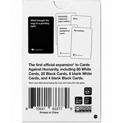 Cards Against Humanity: First Expansion - Party Humor Card Game Expansion for Adults (4-20 Players, Ages 17+) - Cards Against Humanity LLC - Image 3