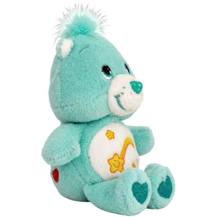 Care Bears - Wish Bear Clip-On Plush (5.5") - Play Along - 20th Anniversary Edition - (2002)