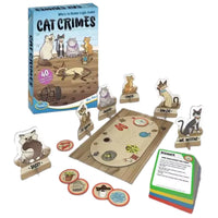 Cat Crimes "Who's to Blame Logic Game" Board Game - ThinkFun- Image 2