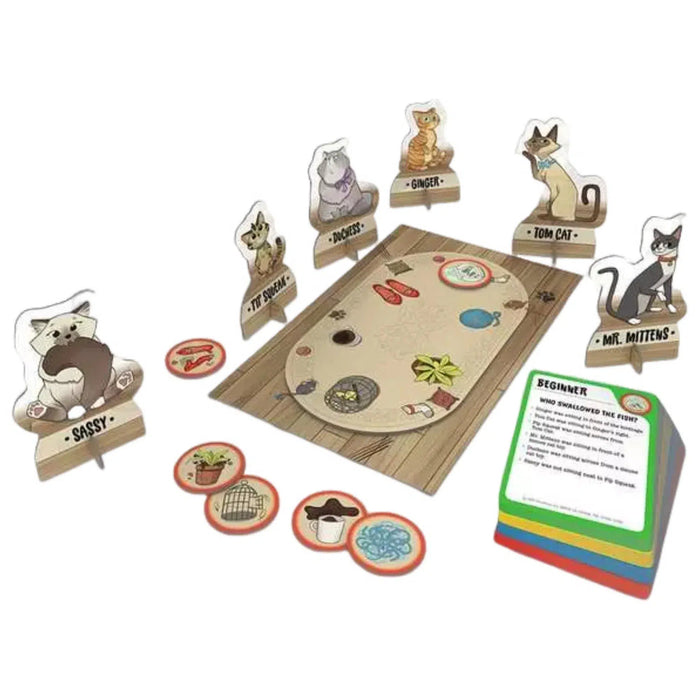 Cat Crimes "Who's to Blame Logic Game" Board Game - ThinkFun