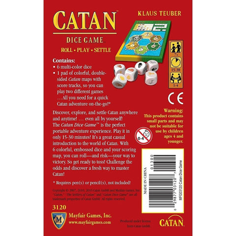 Catan: Dice Game - Dice-Based Civilization Board Game for Family, Adults & Children (1-4 Players, Ages 7+) - Catan Studio
