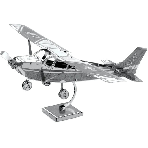 Cessna 172 Airplane Figure Model Kit (Steel, Moderate Difficulty) - Fascinations - Metal Earth Series - (2023)