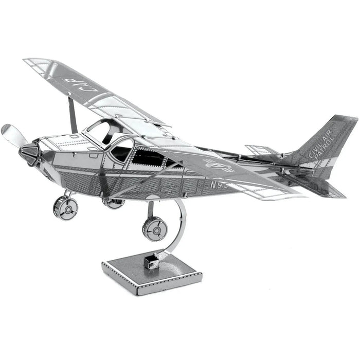 Cessna 172 Airplane Figure Model Kit (Steel, Moderate Difficulty) - Fascinations - Metal Earth Series - (2023)