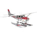 Cessna 182 Floatplane Plane Figure Model Kit (Steel, Moderate Difficulty) - Fascinations - Metal Earth Series