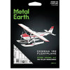 Cessna 182 Floatplane Plane Figure Model Kit (Steel, Moderate Difficulty) - Fascinations - Metal Earth Series