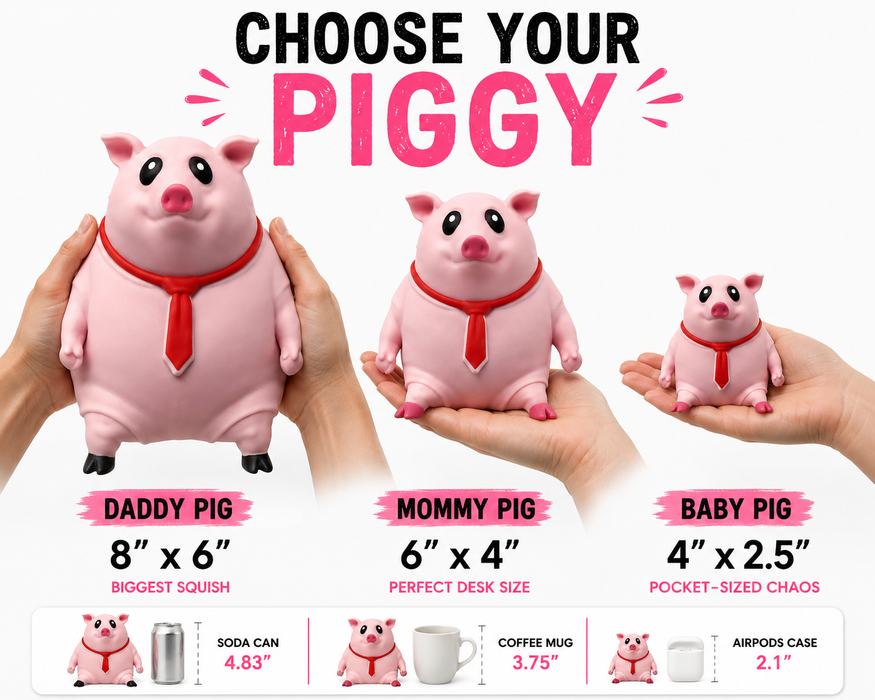 Bad Piggy - Pig Squishy Stress Toy